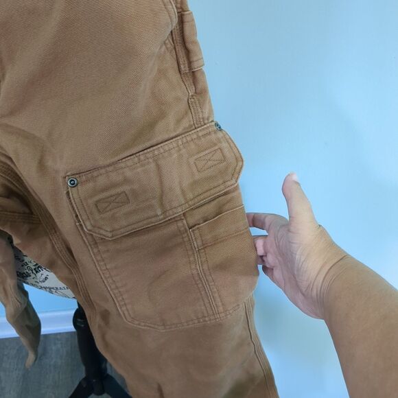 Duluth Trading Co. Men's Heavy Duck Canvas Carpenter Work Pants 34 x 30 - Picture 3 of 6